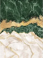 Alfombra Wilton - Padova (verde/blanco/dorado)