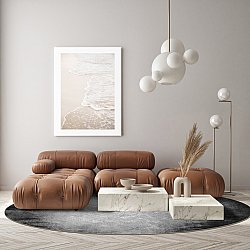 Alfombras redondeadas - Megara (gris)