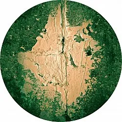 Alfombras redondeadas - Positano (beige/verde)