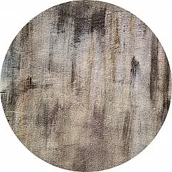 Alfombras redondeadas - Polia (gris/marrón)