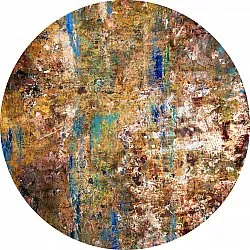 Alfombras redondeadas - Trepito (marrón/azul/multi)