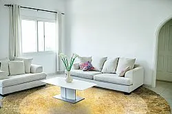 Alfombras redondeadas - Campana (beige/amarillo)