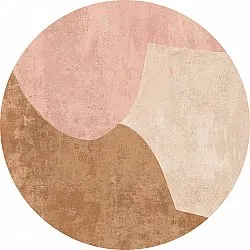 Alfombras redondeadas - Lazio (beige/rosa)
