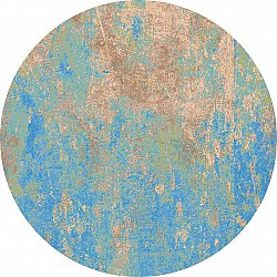 Alfombras redondeadas - Pavoa (azul)