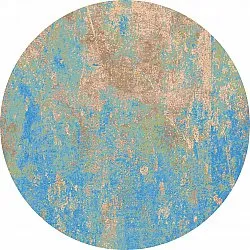 Alfombras redondeadas - Pavoa (azul)