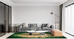 Alfombra Wilton - Positano (beige/verde)