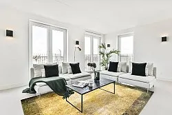 Alfombra Wilton - Campana (beige/amarillo)