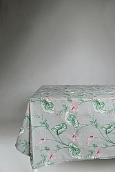 Mantel de algodón - Adella (verde/morado)