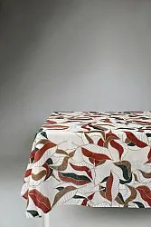 Mantel de algodón - Amalie (beige/rust)