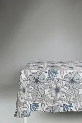 Mantel de algodón - Aurelia (azul)