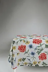 Mantel de algodón - Dahlia (rojo)