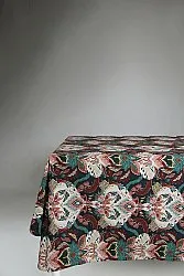Mantel de algodón - Paula (azul/multi)