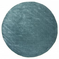 Alfombras redondeadas - Eco Recycled PET (azul acero)