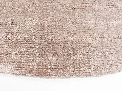 Alfombras redondeadas - Recycled PET with viscose look (marrón claro)