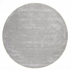 Alfombras redondeadas - Recycled PET with viscose look (gris)