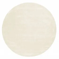 Alfombras redondeadas - Recycled PET with viscose look (offwhite)