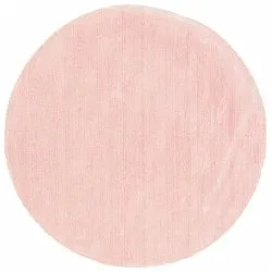 Alfombras redondeadas - Recycled PET with viscose look (rosa)