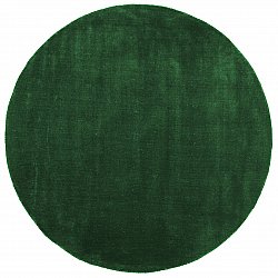 Alfombras redondeadas - Recycled PET with viscose look (verde)
