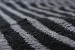 Alfombra de algodón - Eila (gris/gris-negro)