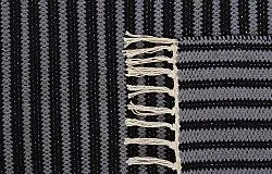 Alfombra de algodón - Eila (gris/gris-negro)