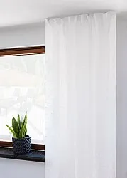 Cortinas - Cortinas de lino Elsa (blanco)