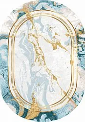 Alfombra ovalada - Emery (azul)