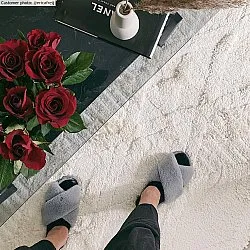 Alfombras de pelo largo - Rostock (offwhite)
