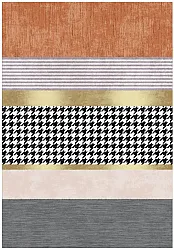 Alfombra Wilton - Esme (naranja/multicolor)
