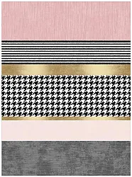 Alfombra Wilton - Esme (rosa/multicolor)