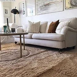 Alfombras de pelo largo - Cannes (beige)