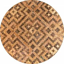 Alfombras redondeadas - Lamego (beige/marrón)