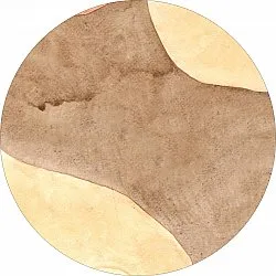 Alfombras redondeadas - Nisa (marrón/beige)