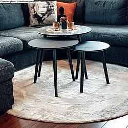 Alfombras redondeadas - Aranga Super Soft Fur (beige)