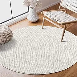Alfombras redondeadas - Pandora (blanco)