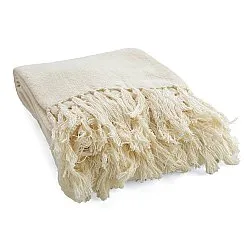 Mantas - Veya cotton throw (crema)