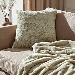 Mantas - Aranga Super Soft Throw (verde claro)