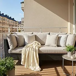 Mantas - Haines Blanket (crema)