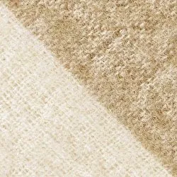 Mantas - Manta de mezcla de lana - Beatriz Stripe (beige/blanco)