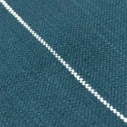 Mantas - Manta de algodón - Martina Stripe (azul/blanco)