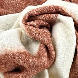 Mantas - Colcha en mezcla de lana - Carrie (rosa)