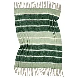 Mantas - Colcha en mezcla de lana - Charlotte (verde)