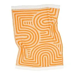 Mantas - Manta de mezcla de lana - Melody (beige/naranja)