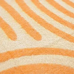 Mantas - Manta de mezcla de lana - Melody (beige/naranja)