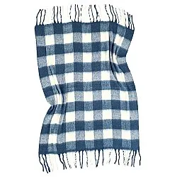 Mantas - Colcha en mezcla de lana - Phoebe (azul)