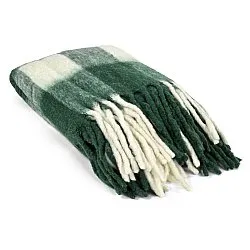 Mantas - Colcha en mezcla de lana - Phoebe (verde)