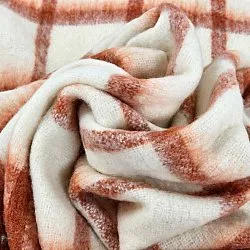 Mantas - Colcha en mezcla de lana - Rachel (rosa)