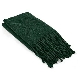 Mantas - Colcha en mezcla de lana - Samantha (verde)