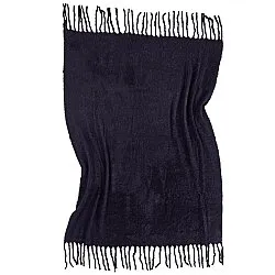 Mantas - Colcha en mezcla de lana - Samantha (negro)