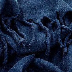 Mantas - Manta de mezcla de lana - Samantha (azul marino)