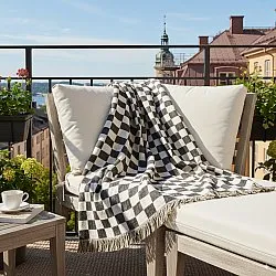 Mantas - Wallace Tapestry Blanket (negro/blanco)